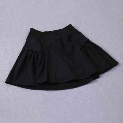 Pseudo two-piece running skirt for women