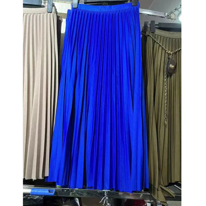 High Waist Pleated Skirt