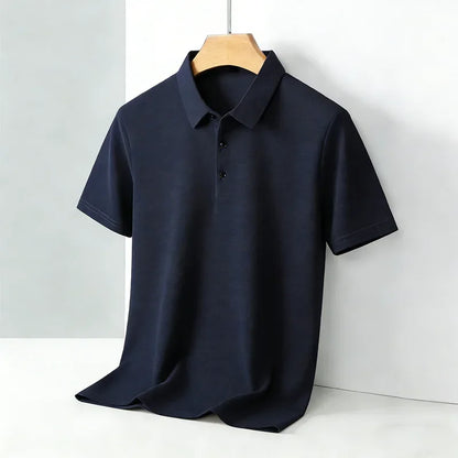 Men's Classic Collar Short Sleeve Polo Shirt Casual Breathable Summer Daily Office Fashion Men's Tee 2026