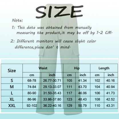 2024 Fashion Harajuku Cotton Linen Trousers Stretch Twill High Waisted Wide Leg Pants Casual Straight Leg Chino Y2k Clothes