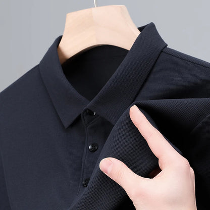 Men's Classic Collar Short Sleeve Polo Shirt Casual Breathable Summer Daily Office Fashion Men's Tee 2026