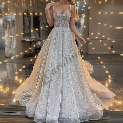 Caroline Luxurious Mermaid Celebrity Dresses For Women Rhinestones Lace Appliques Corset Dubai Robes De Soiree Customized