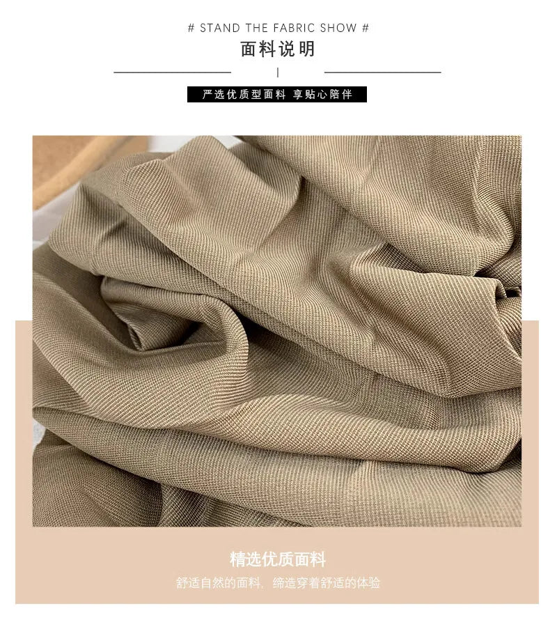 High Waist Pleated Skirt
