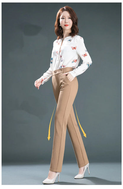 High Waist Straight Baggy Pants