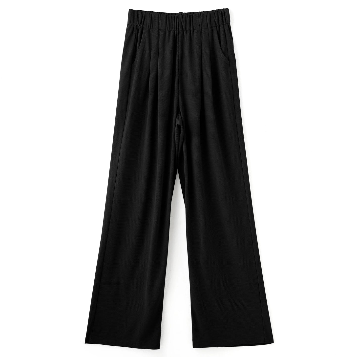 2026 Women's Casual Pant  Black Straight Leg Pants Women High Waist Loose Pants Woman Fashion Summer Office Trousers Female
