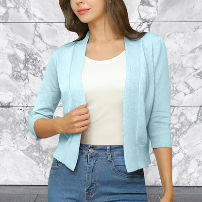 Sweater Knitted Cardigan Button Jacket 2023 Spring Autumn New Ladies Elegant And Simple Short Coat Knit Cardigan Casual Top 자수조끼